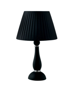 Lampada da tavolo 'alfiere' nero 32x54 cm, max 60w